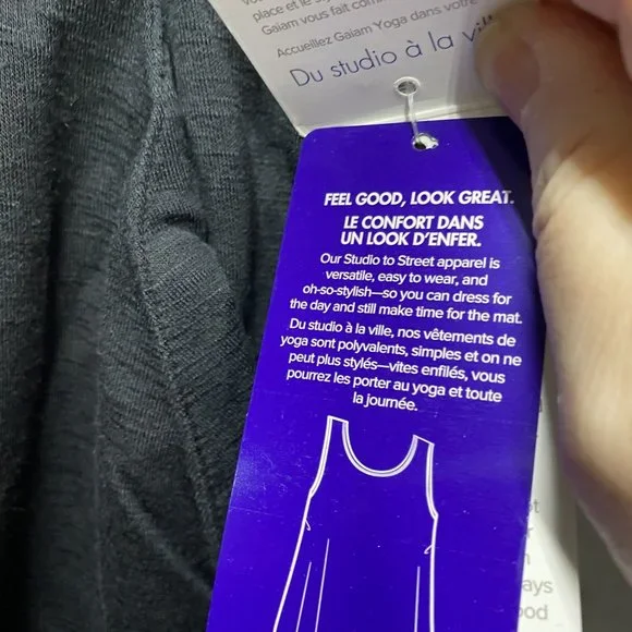 Gaiam Black 20'' Kenzie Culottes - Picture 2 of 4